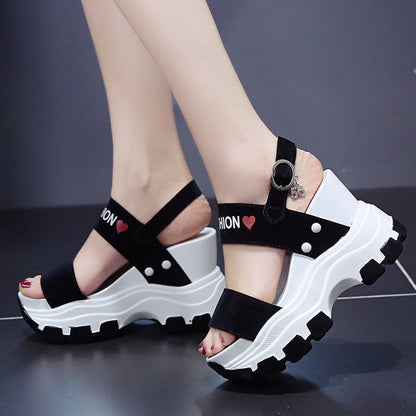 'Fashion' Platform Wedge Sandals