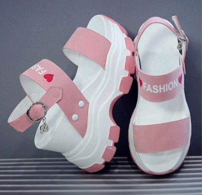 'Fashion' Platform Wedge Sandals
