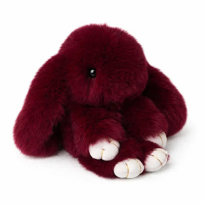 Fluffy Plush Bunny Keychain