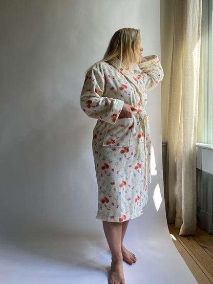Fruit Print Midi Robe