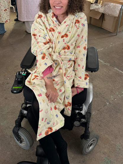 Fruit Print Midi Robe