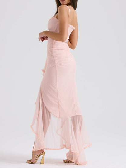 Gabriella Ruffled Front Dress