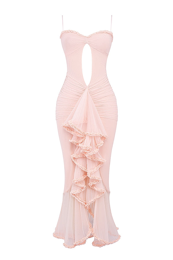 Gabriella Ruffled Front Dress
