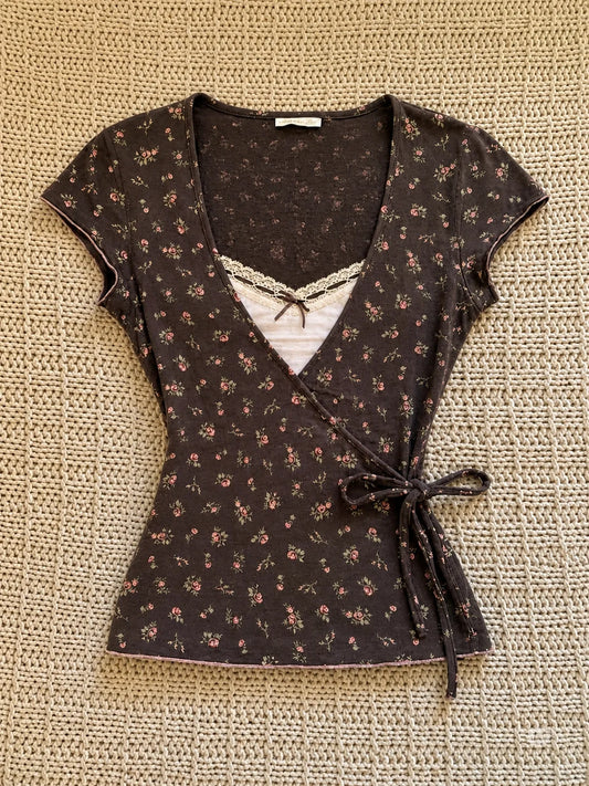 Gianna Sylvan Wrap Blouse