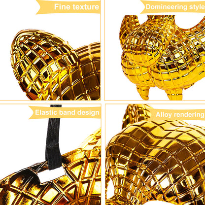 Gold Leopard VIP Costume Mask