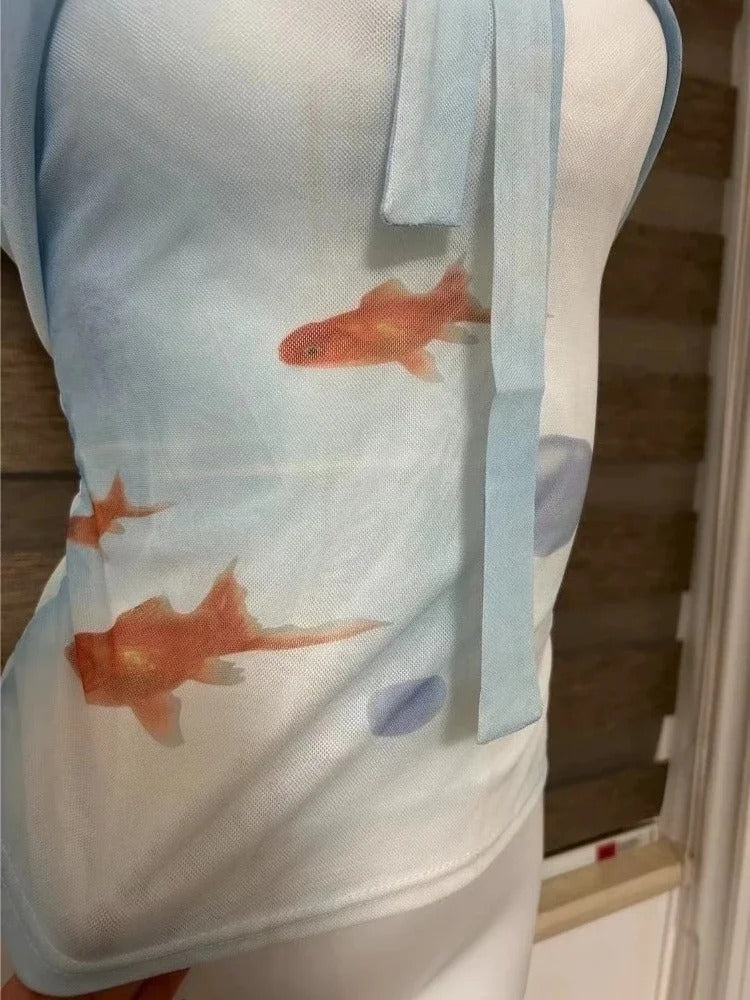 Goldfish Off-shoulder Top