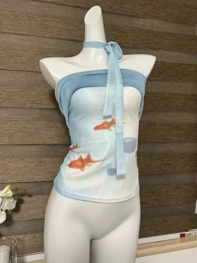 Goldfish Off-shoulder Top
