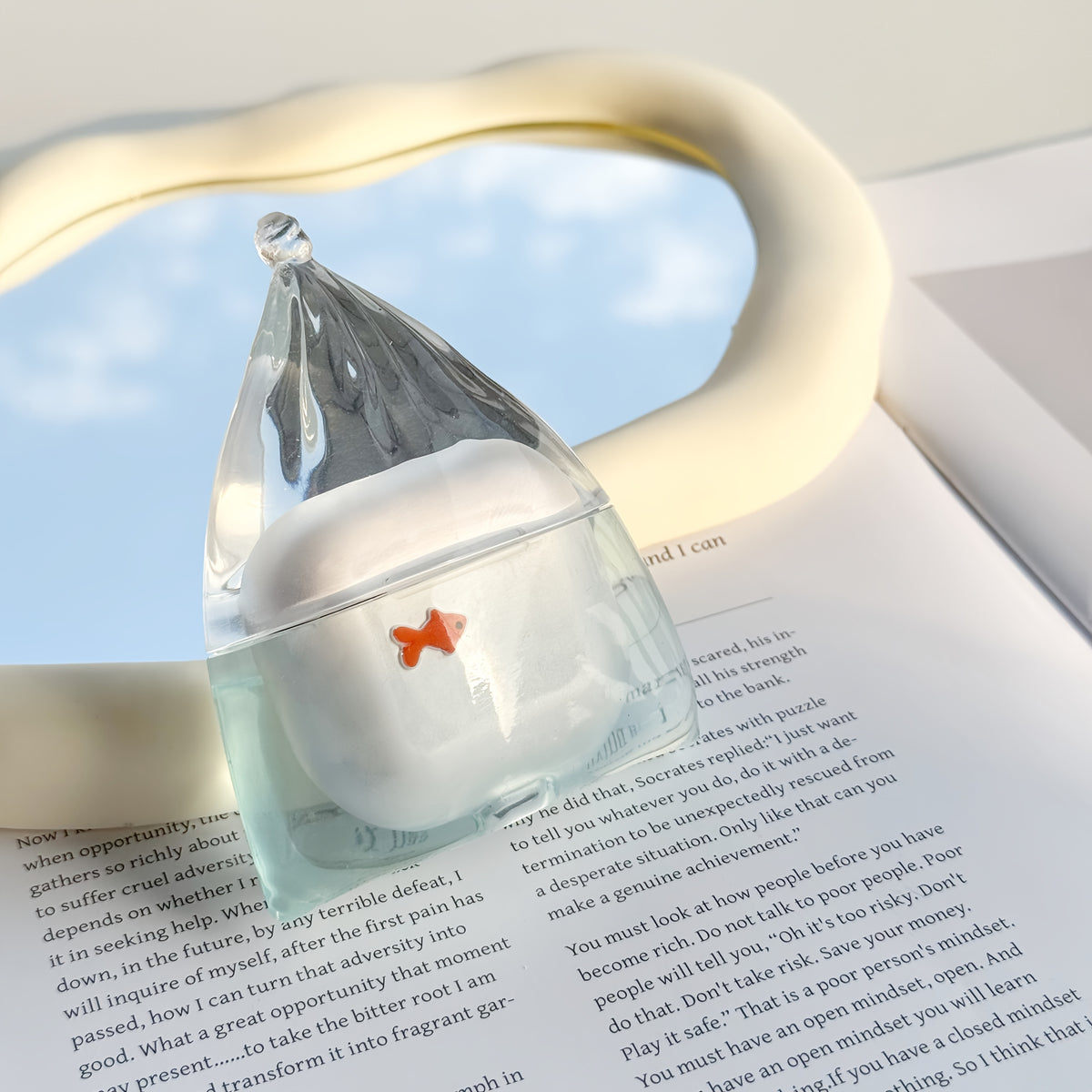 Goldfish Water Bag AirPods Case