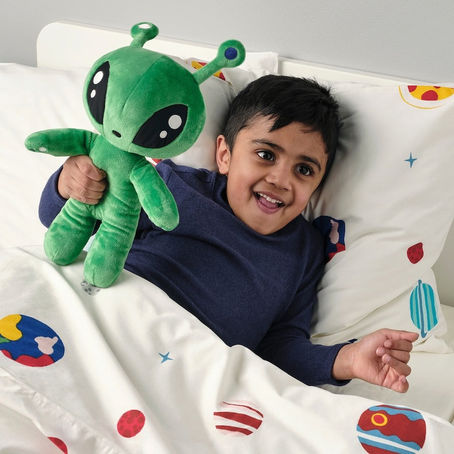 Green Big-Eyed Alien Plush