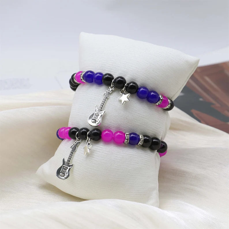 Guitar Star Beaded BFF Bracelets