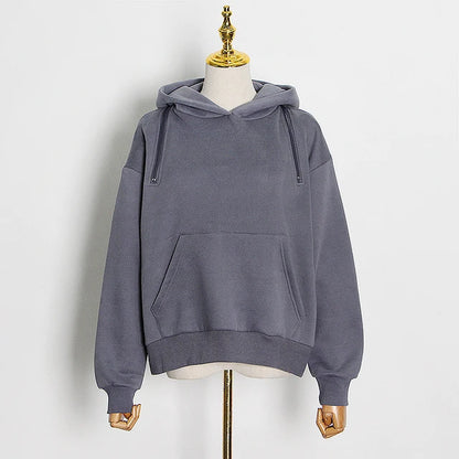 Off Shoulder Cut Out Hoodie