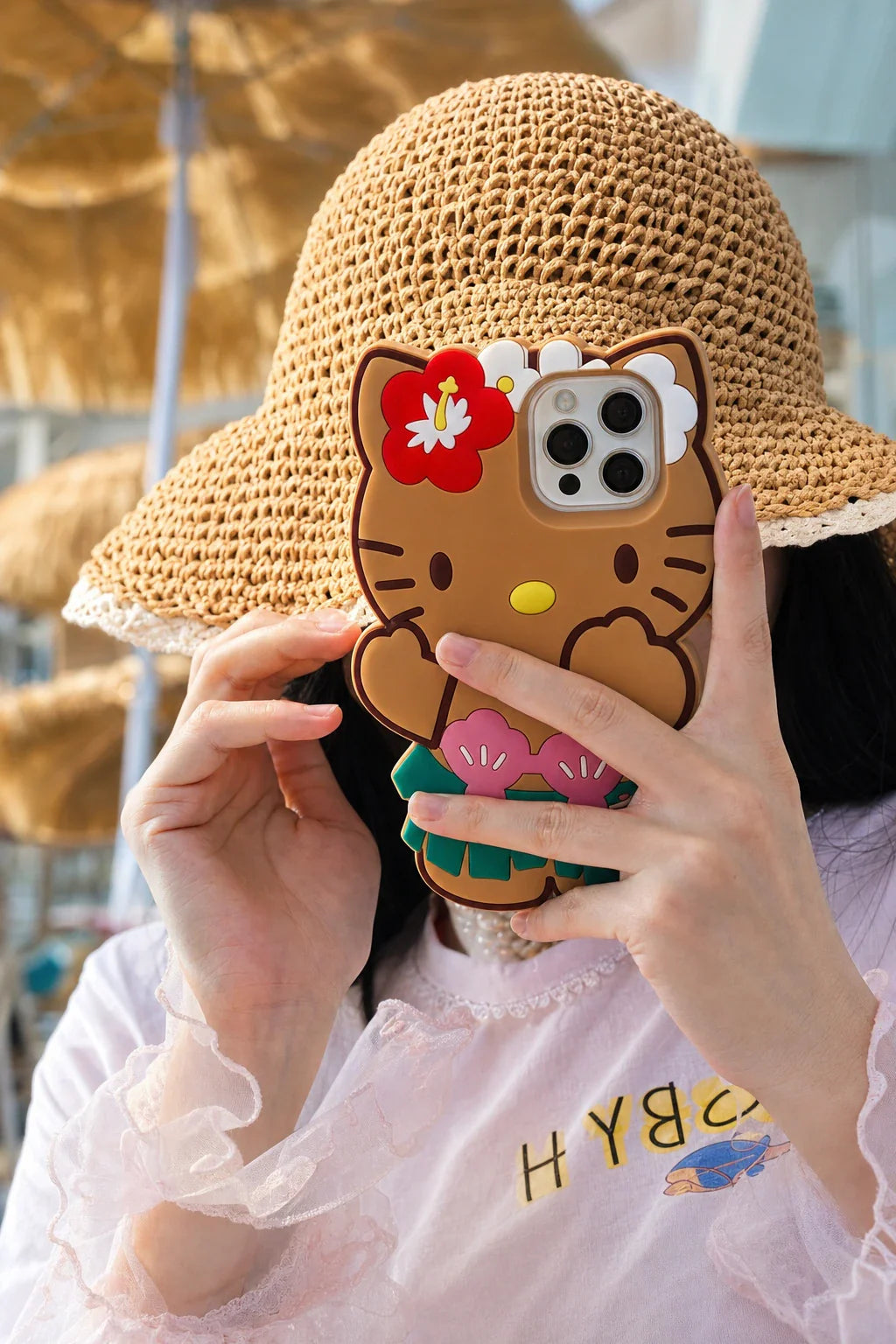 'Hawaii' Dance Hello Kitty iPhone Case