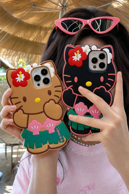 'Hawaii' Dance Hello Kitty iPhone Case
