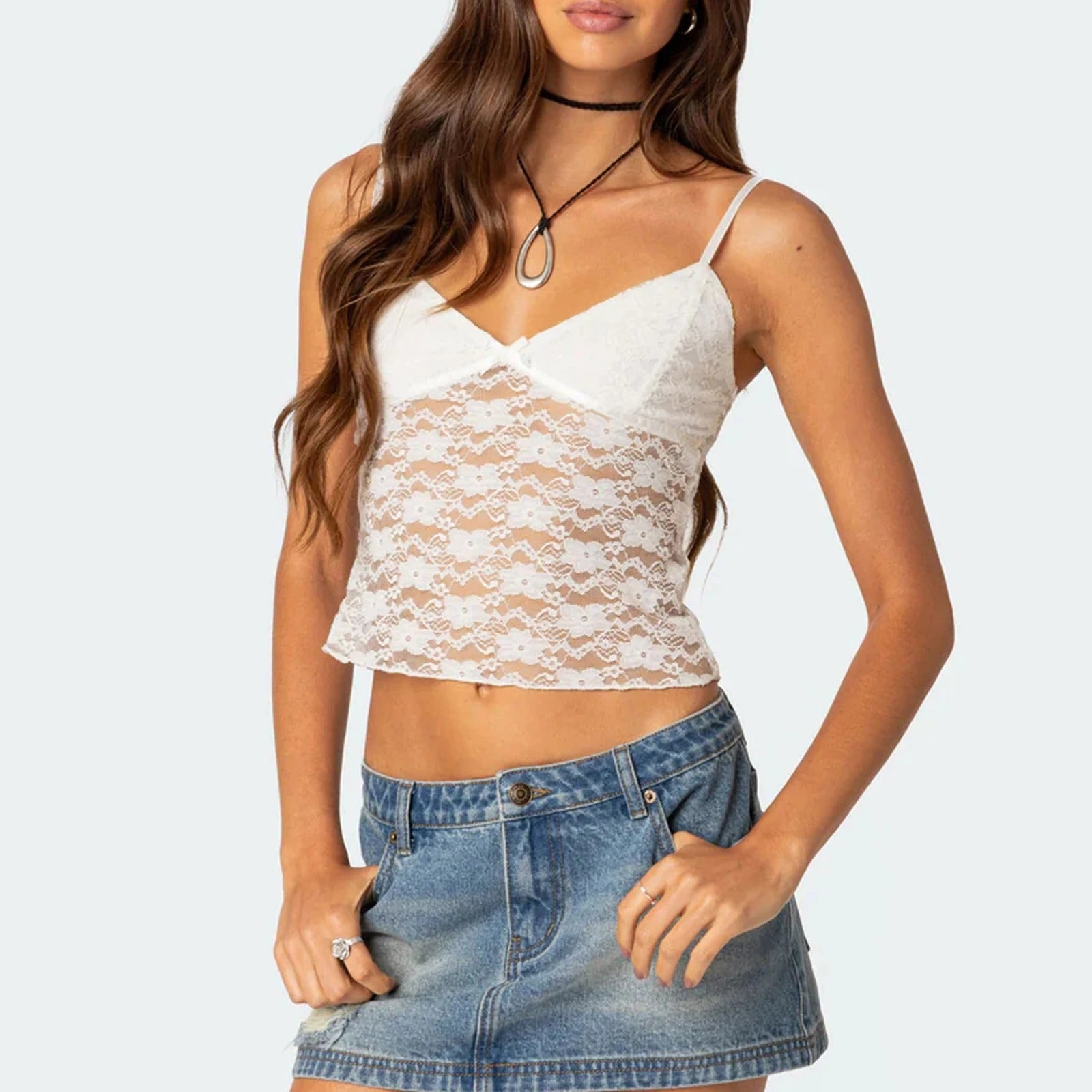 Heartbreaker All-over Lace Hour Cami