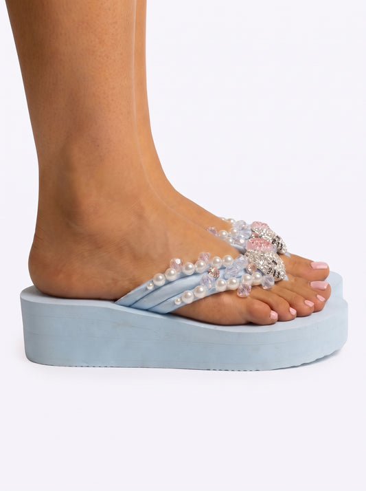 Hello Kitty Bejeweled Platform Heels