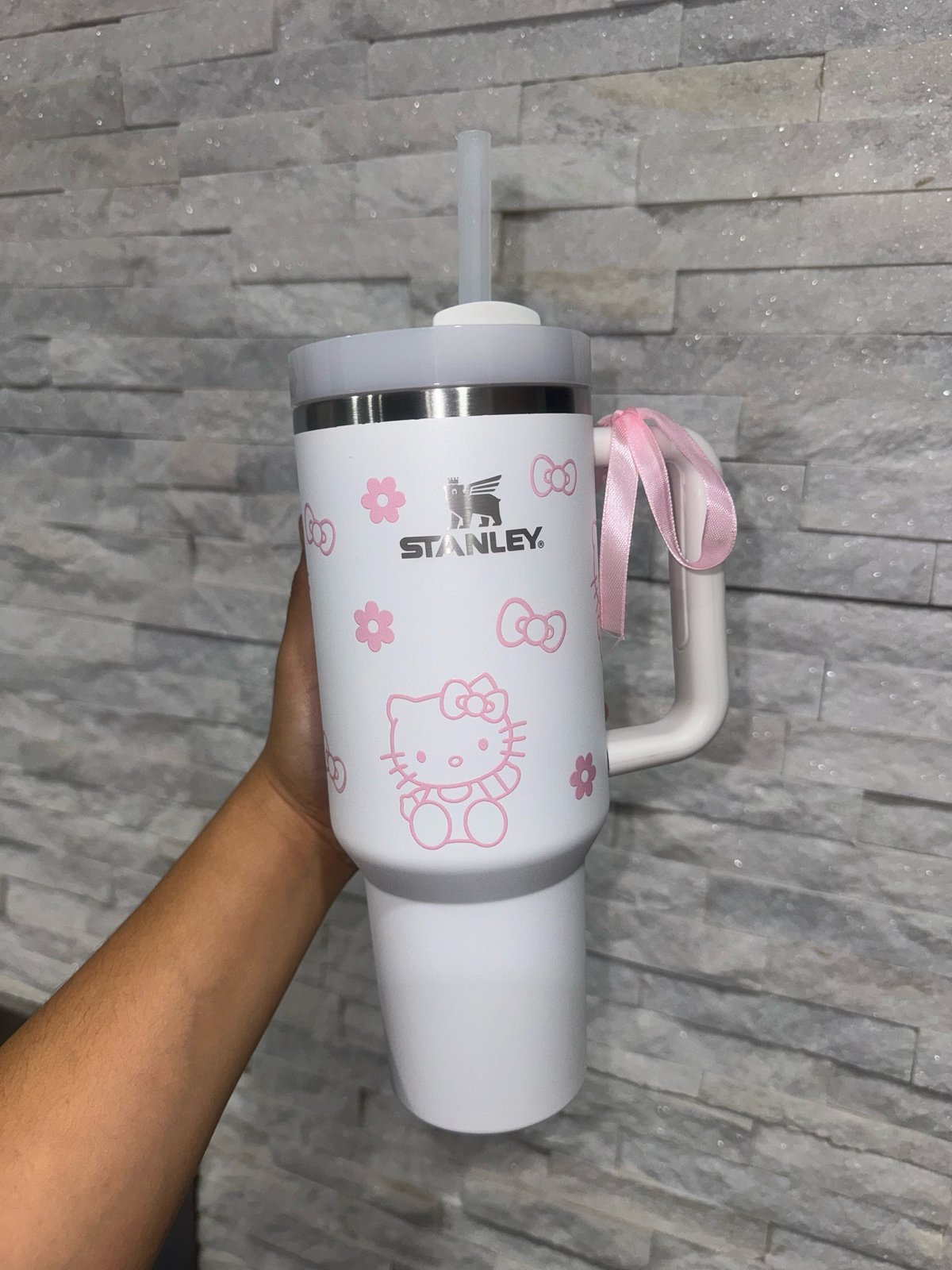 Hello Kitty Bow Flower Stanley Cup