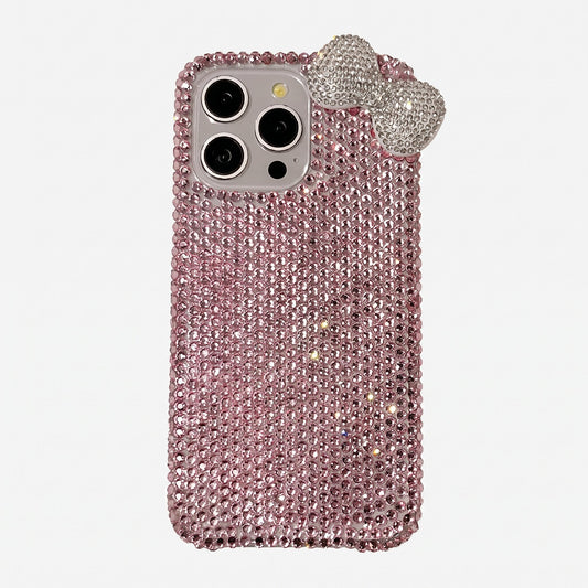 Hello Kitty Bowknot Bedazzled iPhone Case