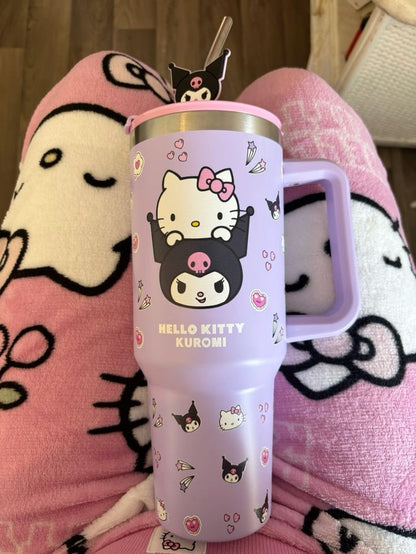 'Hello Kitty Kuromi' Travel Mug