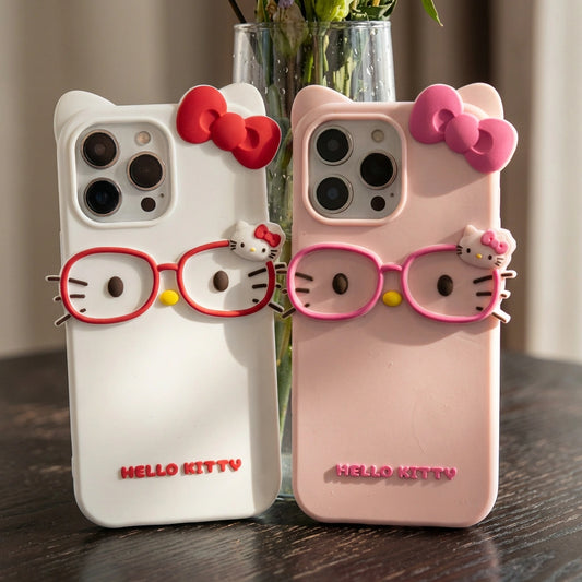 Hello Kitty Nerd Glasses iPhone Case