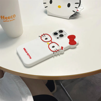 Hello Kitty Nerd Glasses iPhone Case