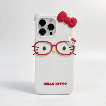 Hello Kitty Nerd Glasses iPhone Case