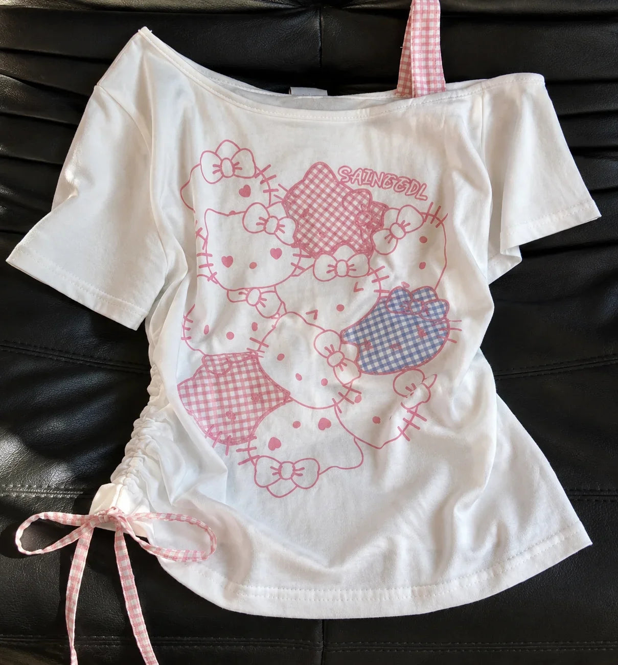 Hello Kitty Off-Shoulder Coquette Tee