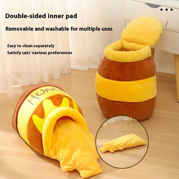 Hunny Cozy Pet Cave Bed