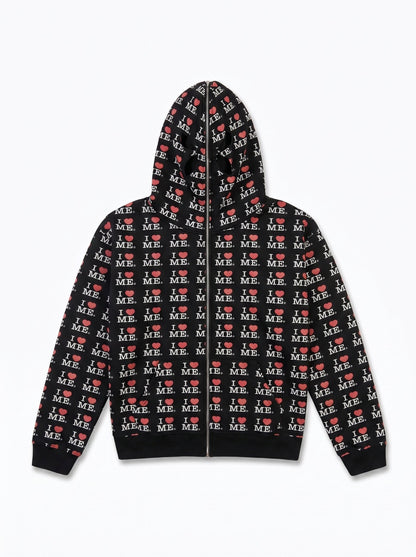 I Heart Me Zip-Up Hoodie