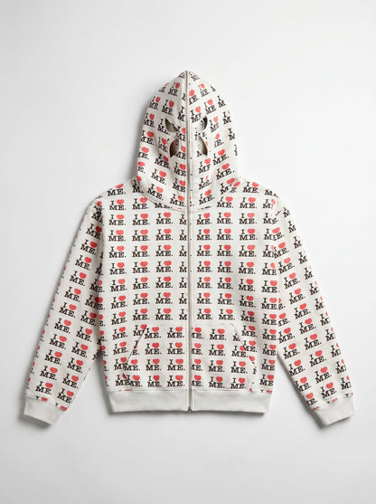I Heart Me Zip-Up Hoodie