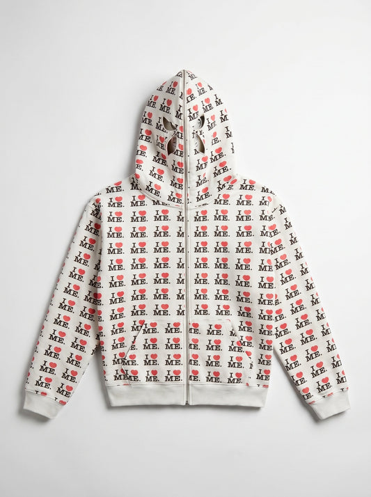 I Heart Me Zip-Up Hoodie