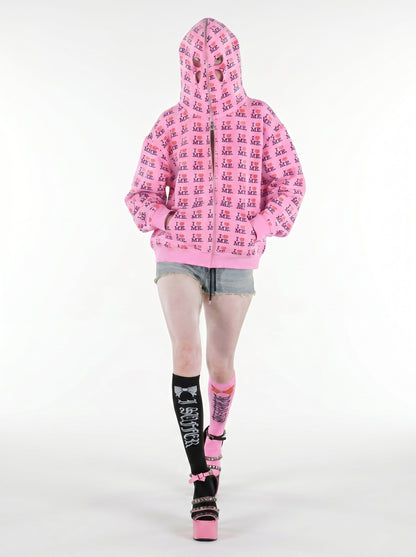 I Heart Me Zip-Up Hoodie