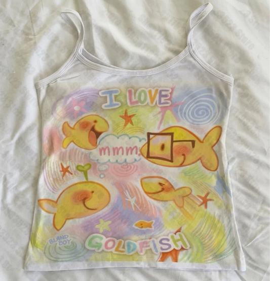 "I Love Goldfish" Graphic Cami