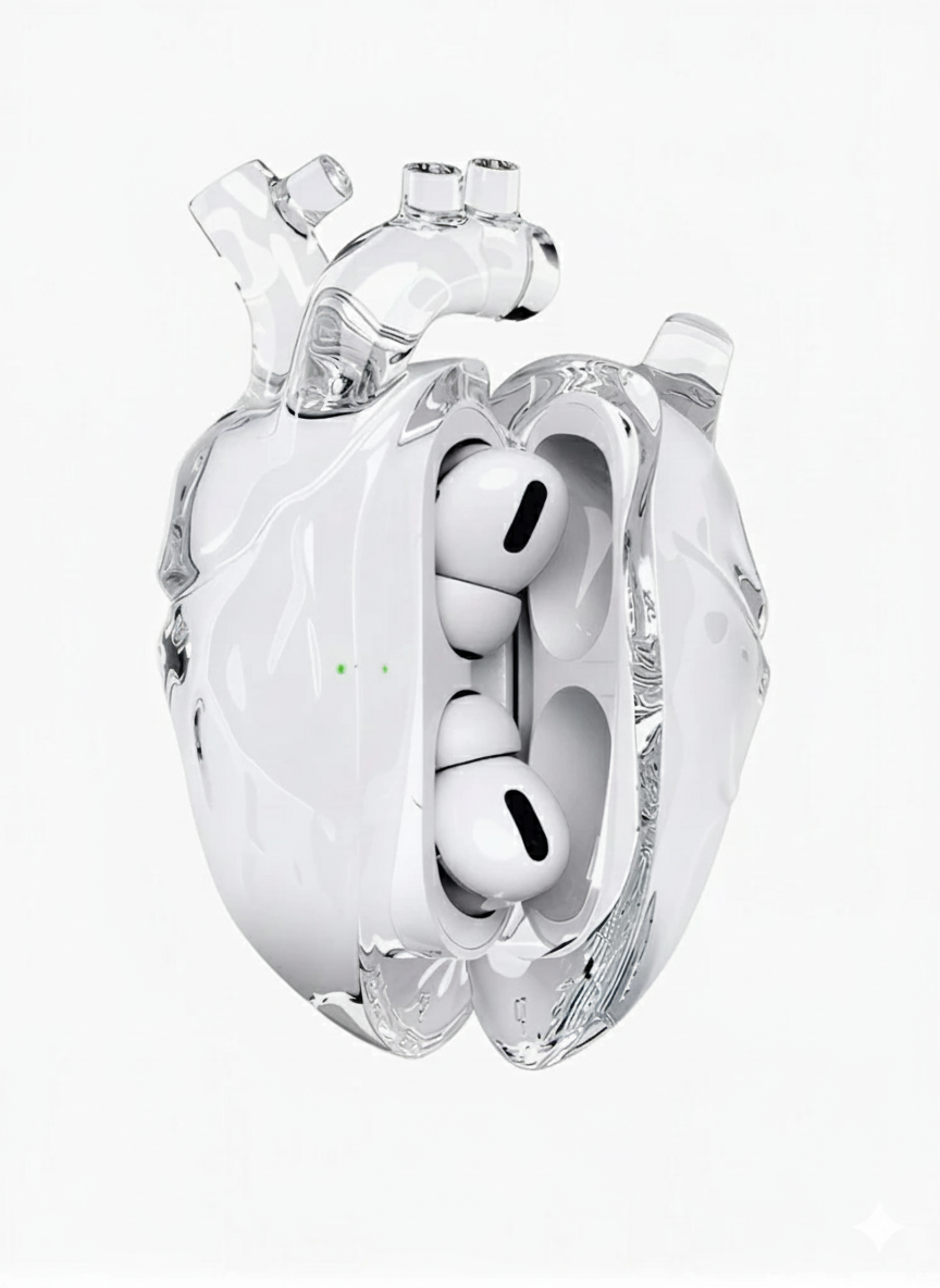 Anatomical Heart AirPods Case