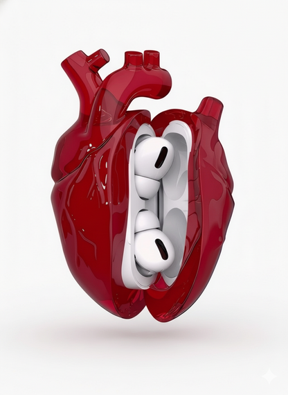 Anatomical Heart AirPods Case