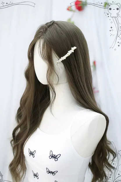 Chestnut Wavy Curls Long Wig