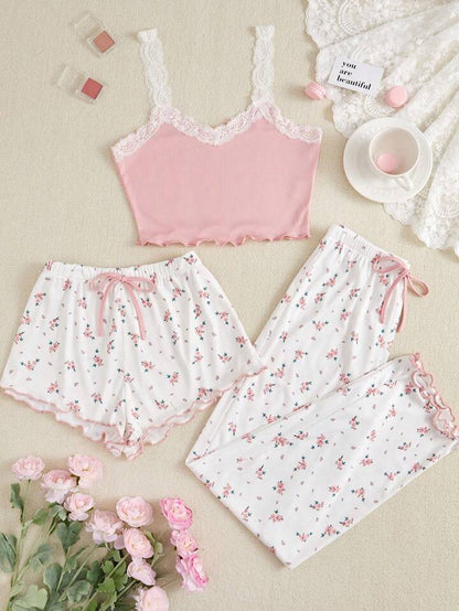 Arabis Floral 3pcs Pajama Set