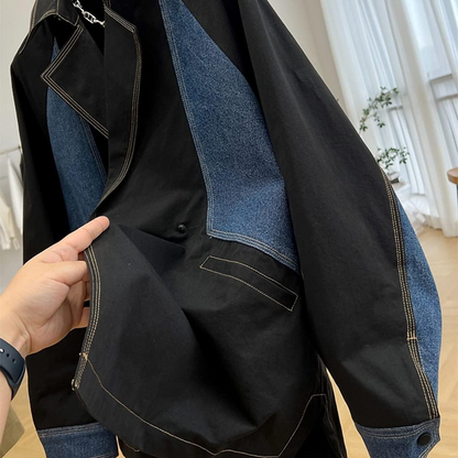 Rebel Denim Hybrid Blazer Jacket