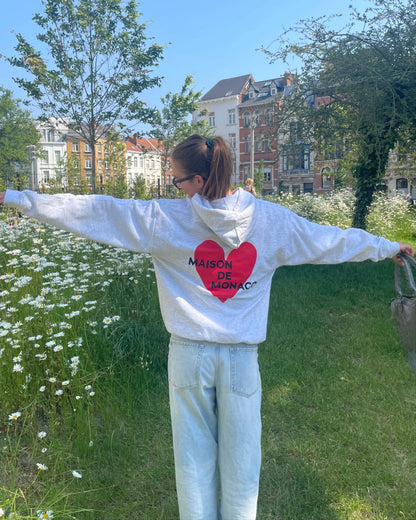 Maison De Monaco Heart Hoodie
