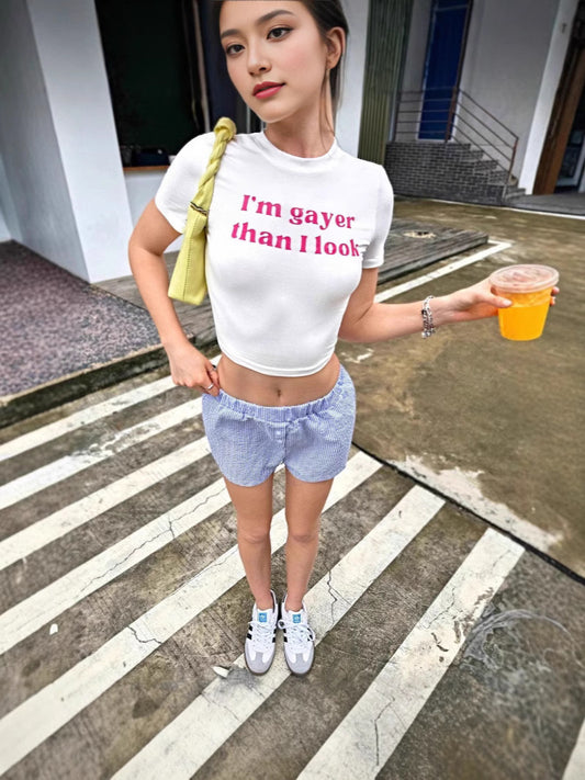 “I’m Gayer Than I Look” Crop Tee