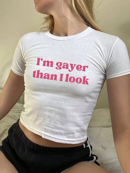“I’m Gayer Than I Look” Crop Tee
