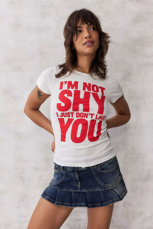 "I'm Not Shy" Graphic Tee