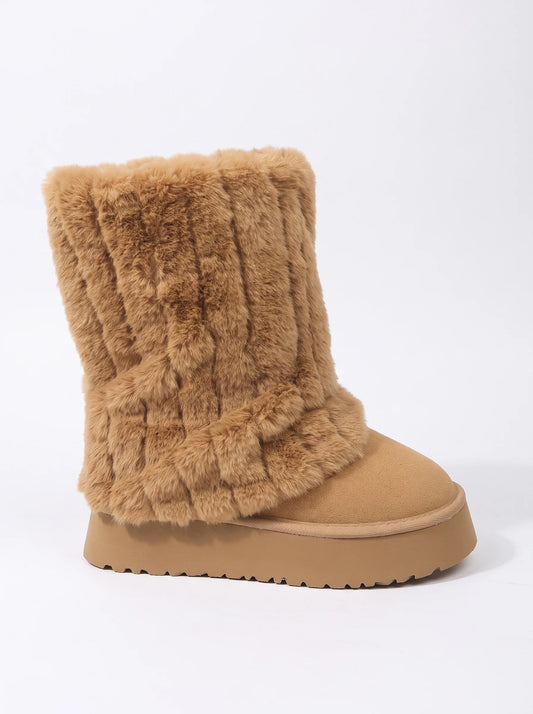 Winter Fur Mid-Calf Boot