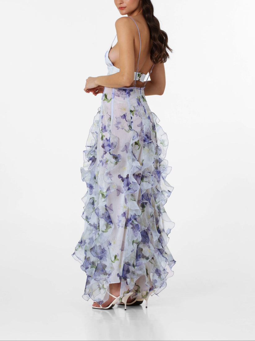 Iris Maxi Floral Blouse