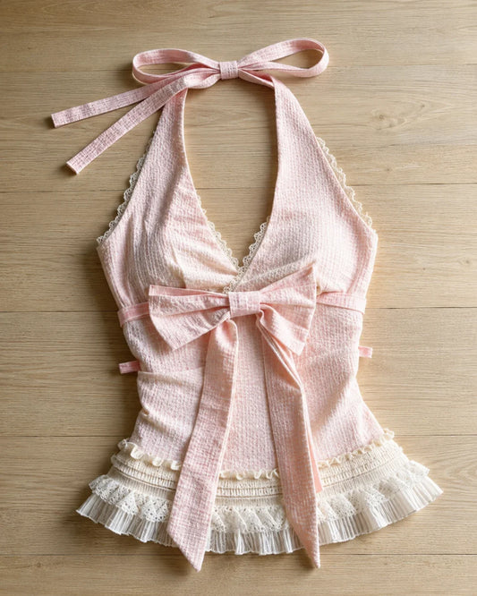 Jasmine Coquette Halter Top