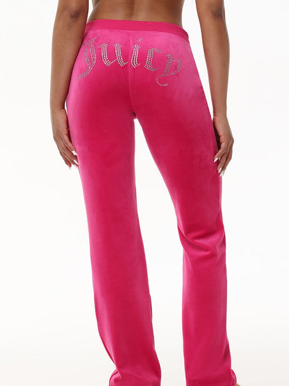 'Juicy' Bling Velour Hoodie & Track Pants Set