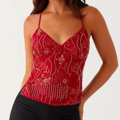 Kamilla Sequin Top