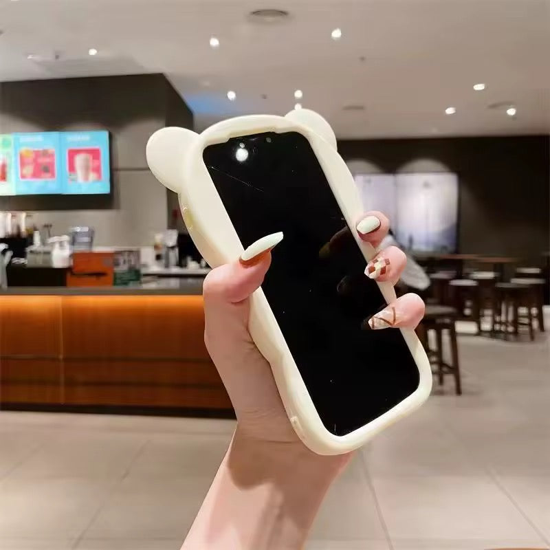 Kawaii Bear Cartoon iPhone Case