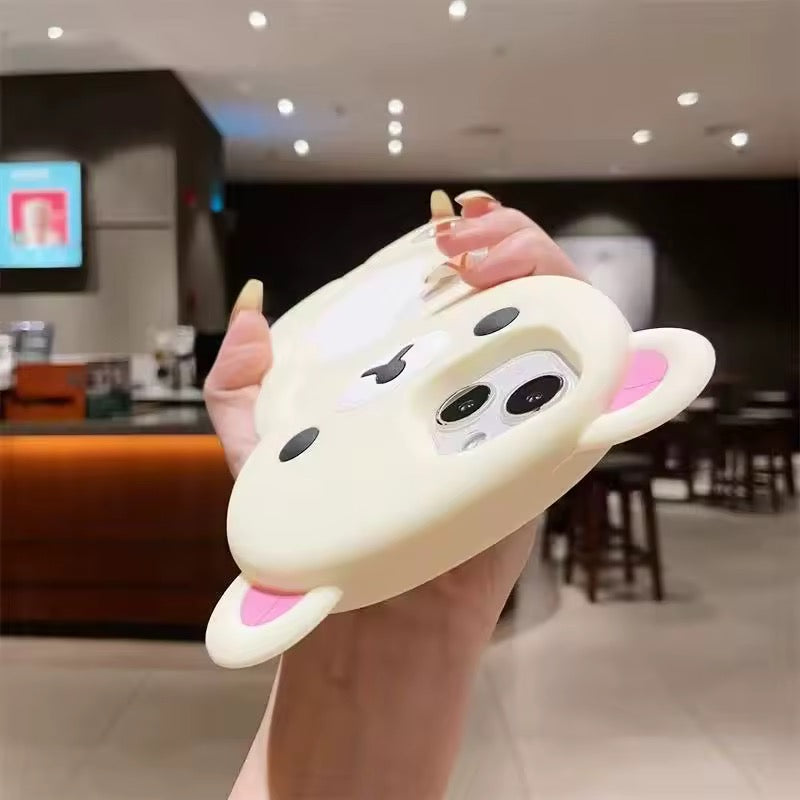 Kawaii Bear Cartoon iPhone Case