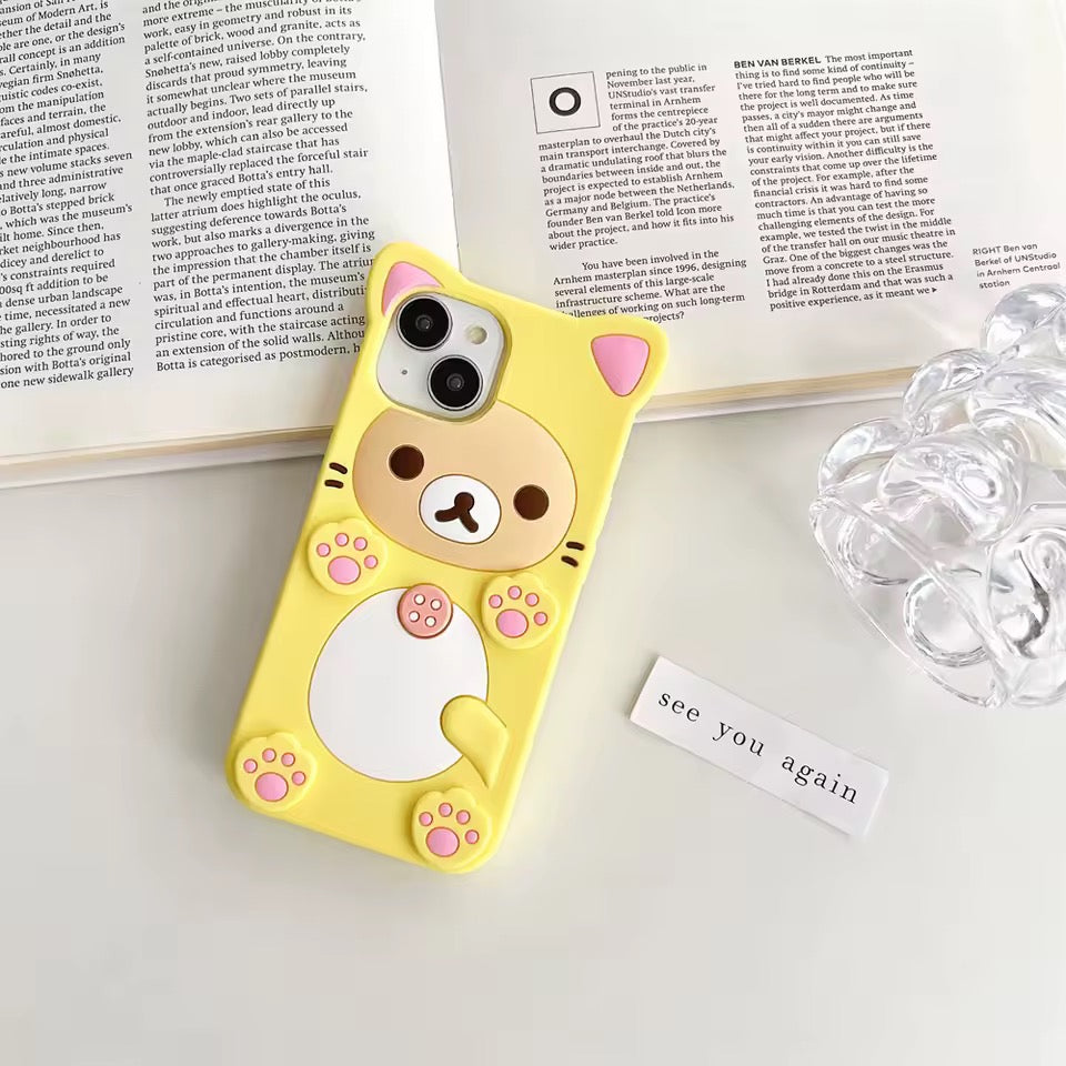 Korilakkuma Bear Cat iPhone Case