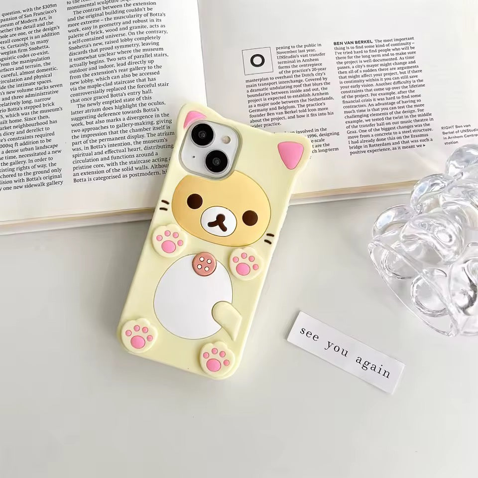 Korilakkuma Bear Cat iPhone Case